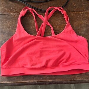 Women’s Lulu Lemon Red Strappy Sports Bra